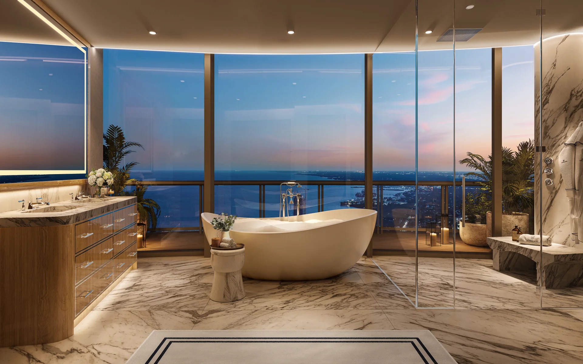 San Marco PH | Primary Bathroom 