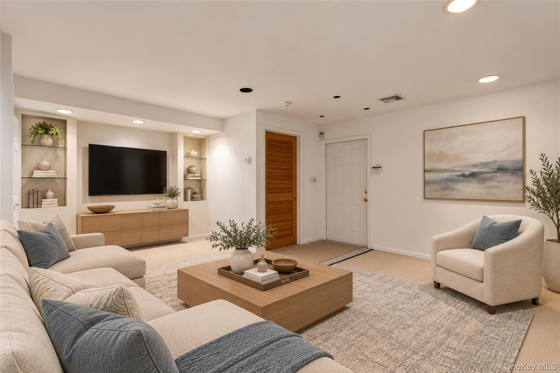Virtually stage Family room