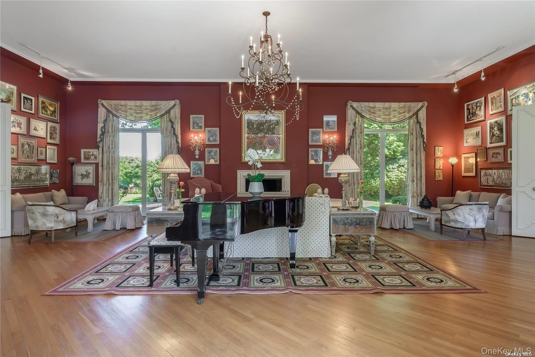 Living Room w/French Doors