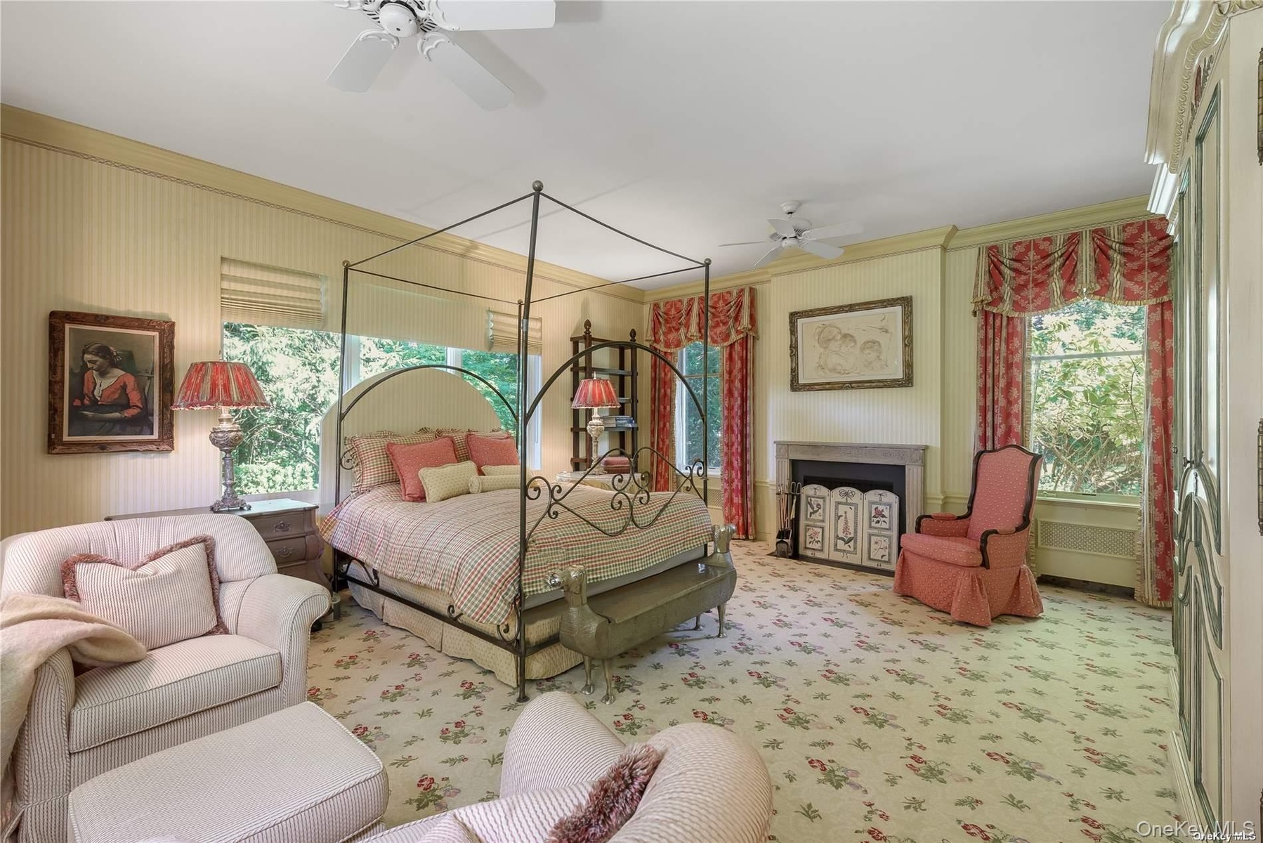 Primary Bedroom w/Fireplace
