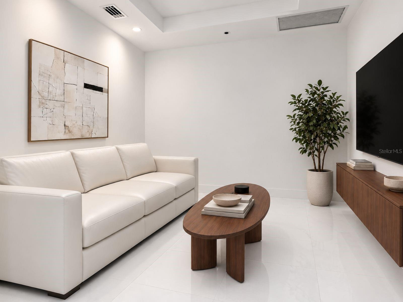 Bonus room as a media room