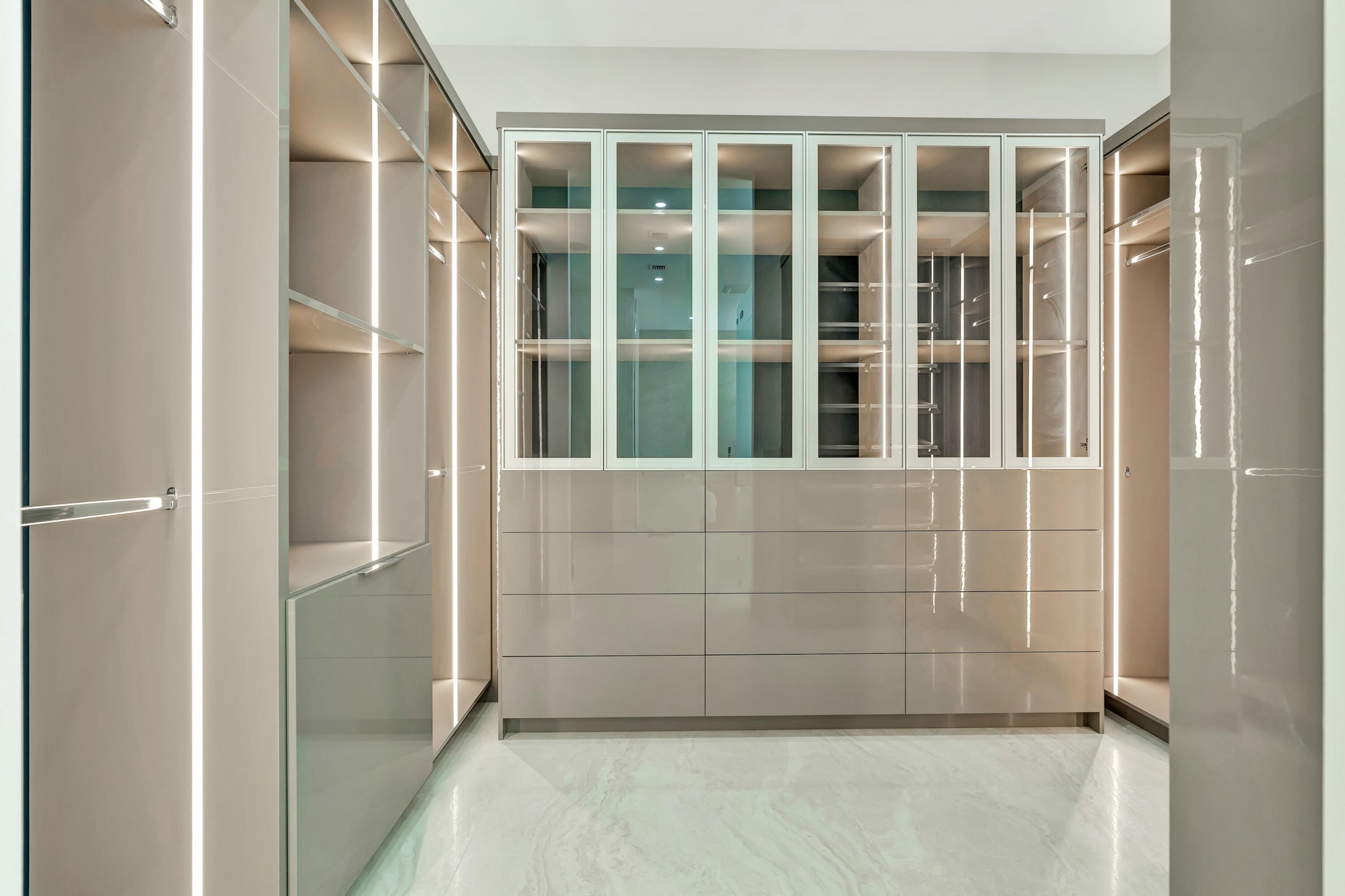 His closet