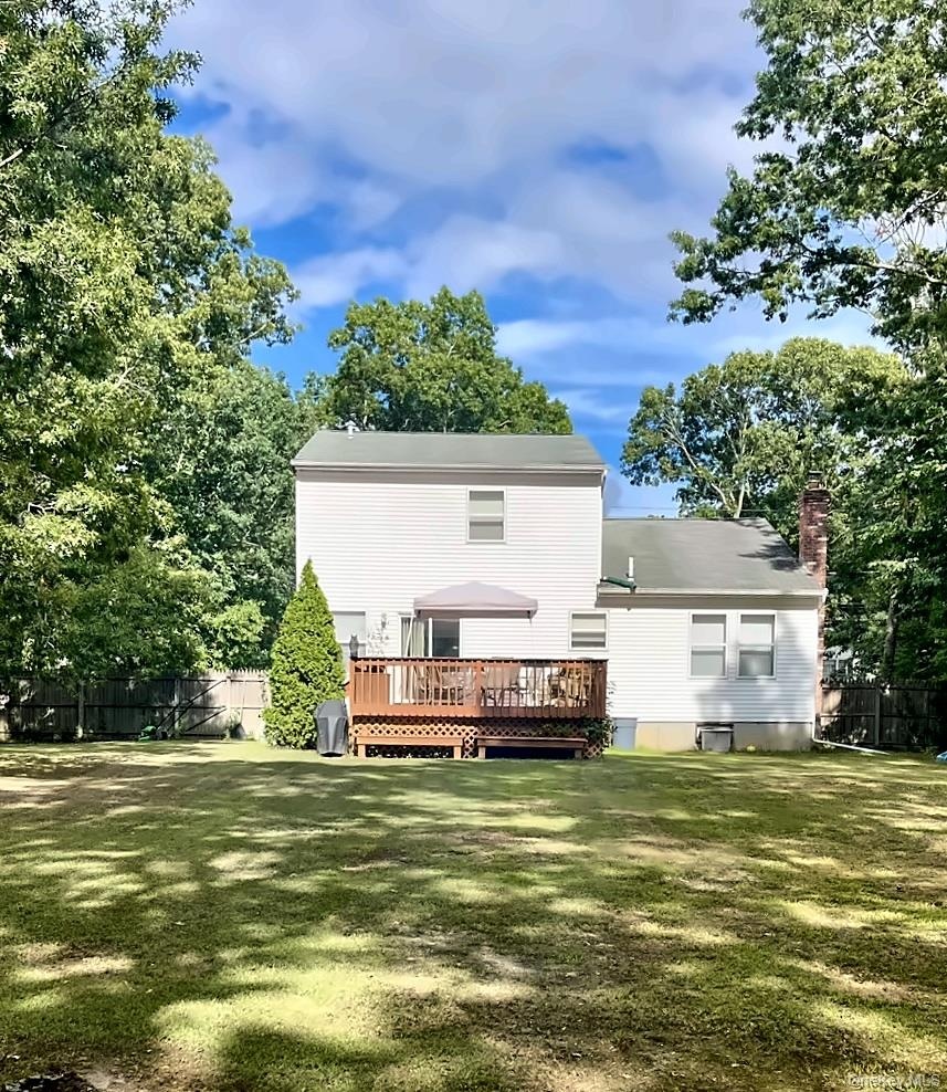 Rear Yard View & Decking