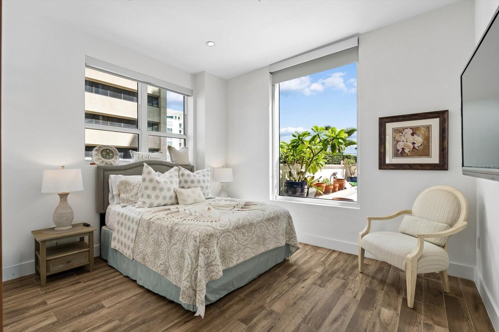 Cabana room that residents can reserve for guests