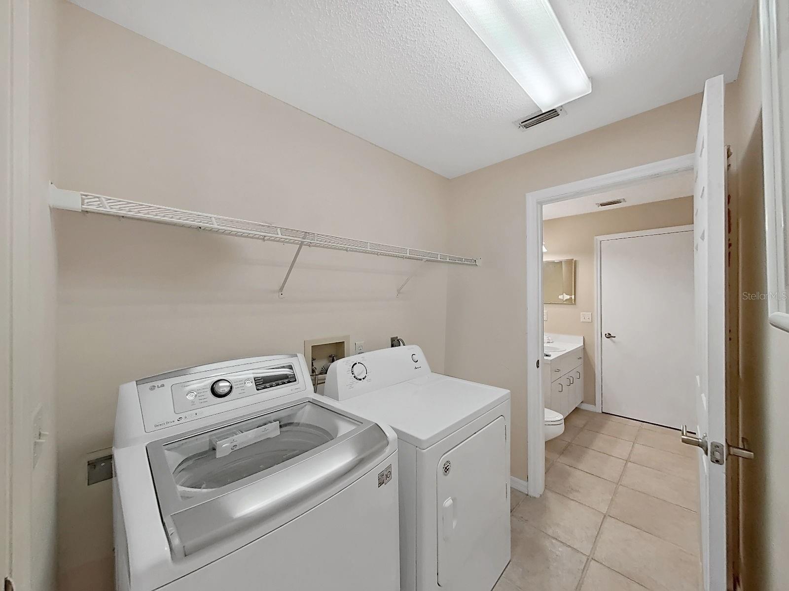 inside utility room