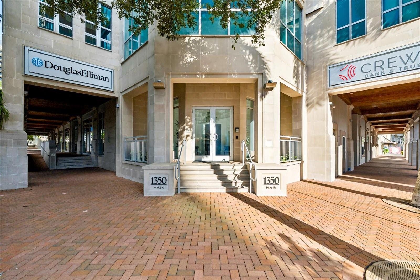 Front entrance to the condo