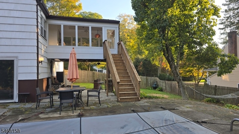 Covered Patio Under Sunroom