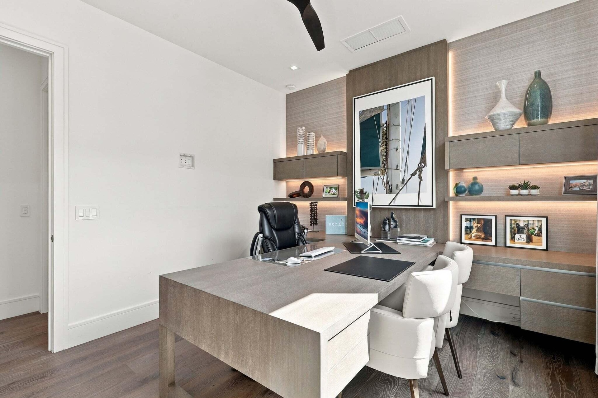 Bedroom 2 / Office Featuring Built-Ins