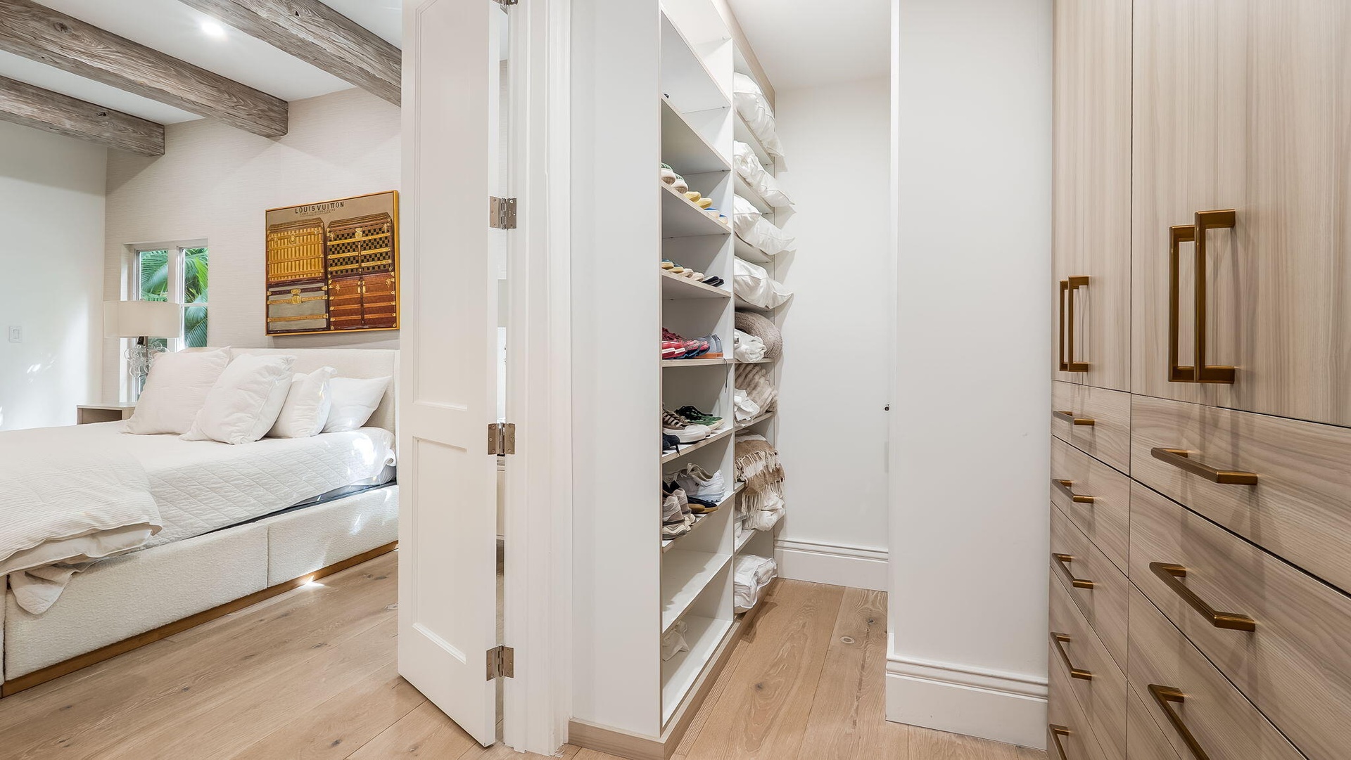 Primary closet