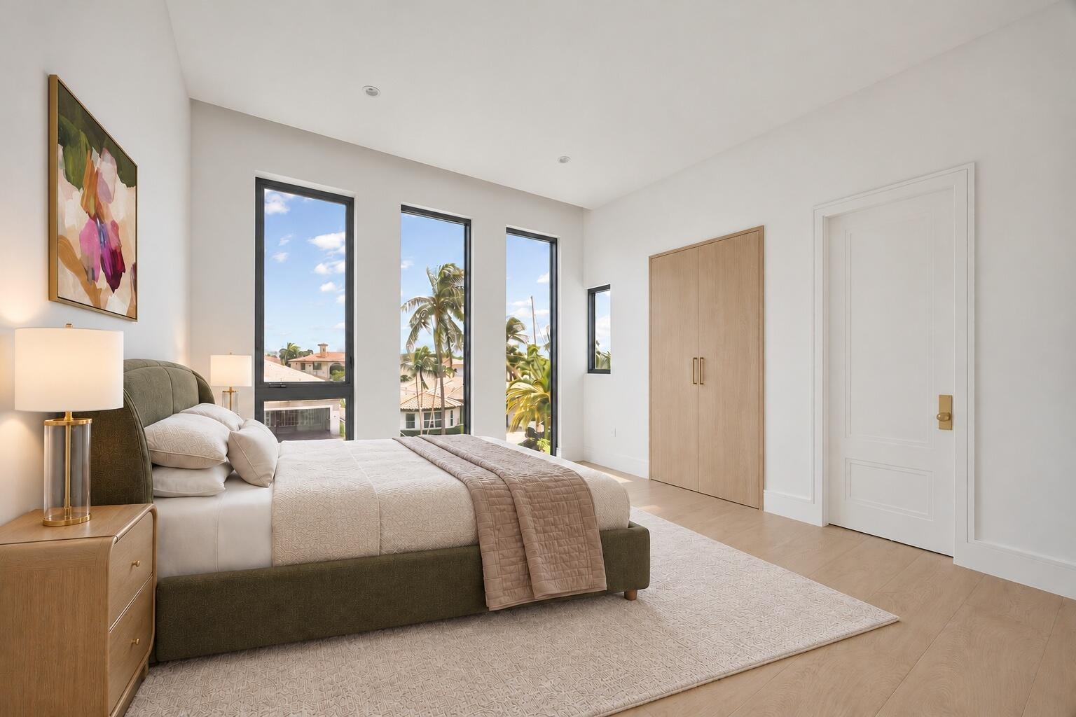 Bedroom 1 - 2nd floor - virtually staged furniture. furniture not included in purchase