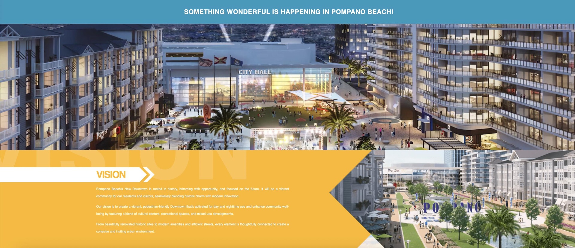 Vision for New Downtown Pompano Beach