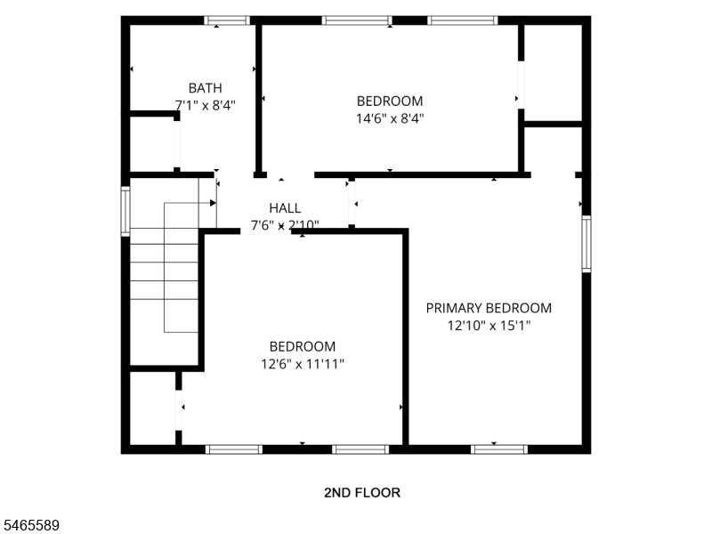second floor floor plan