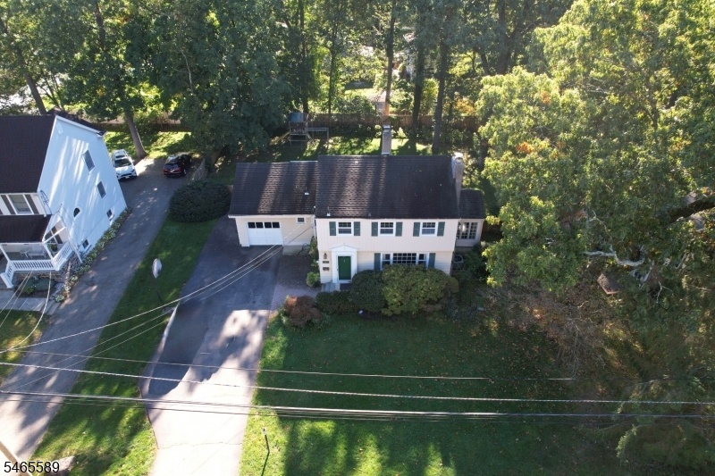 aerial view of home