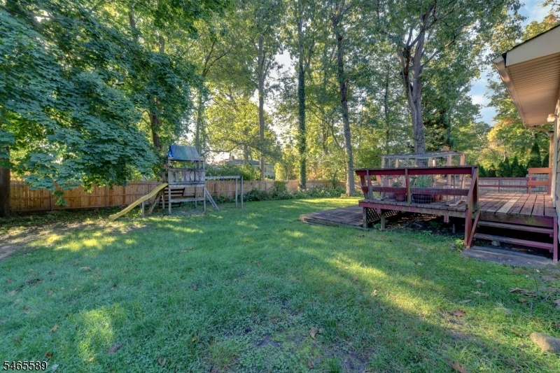 large rear yard