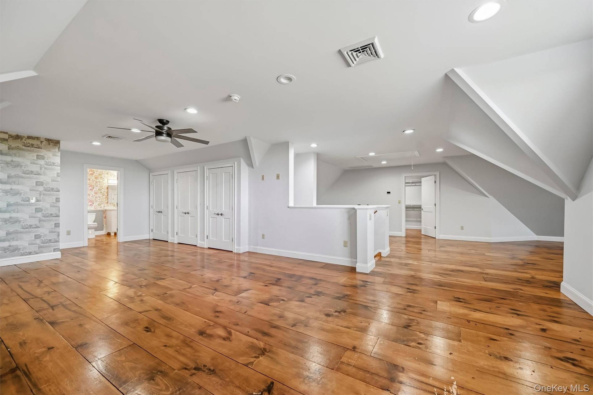 Can easily be a workout area, guest bedroom.  There are closets and additional storage space as well.