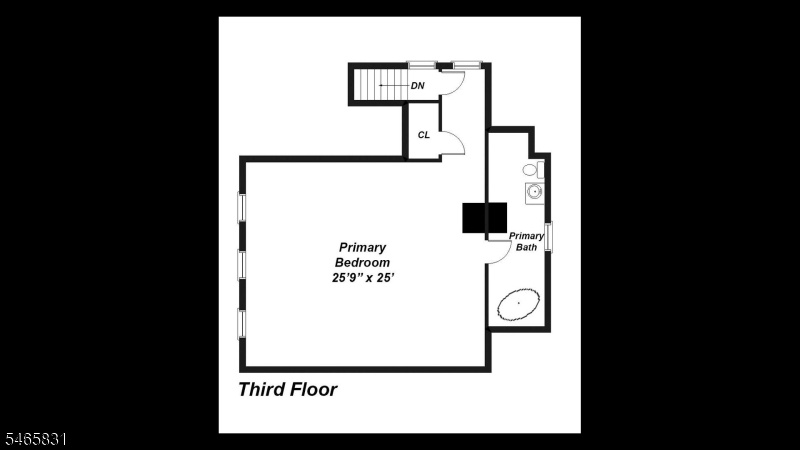 Third Floor Floorplan