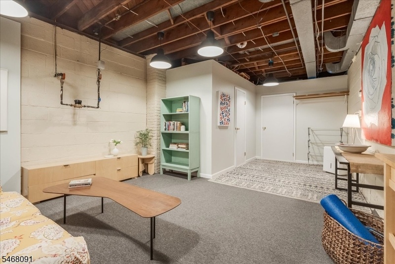 Basement rec room