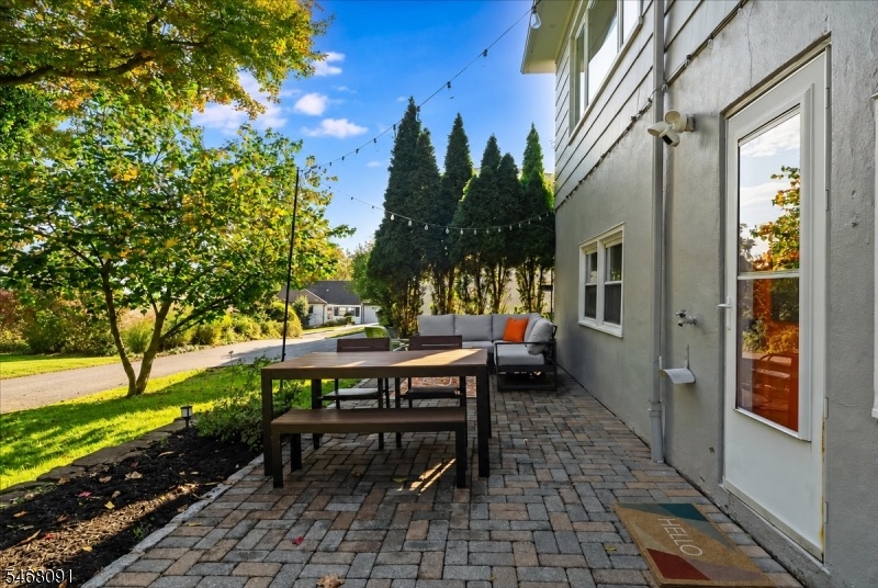 Patio and yard