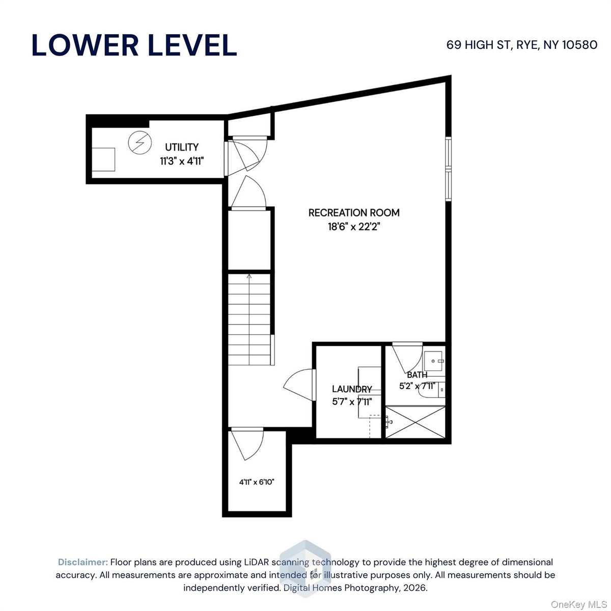 Lower level floor Plan
