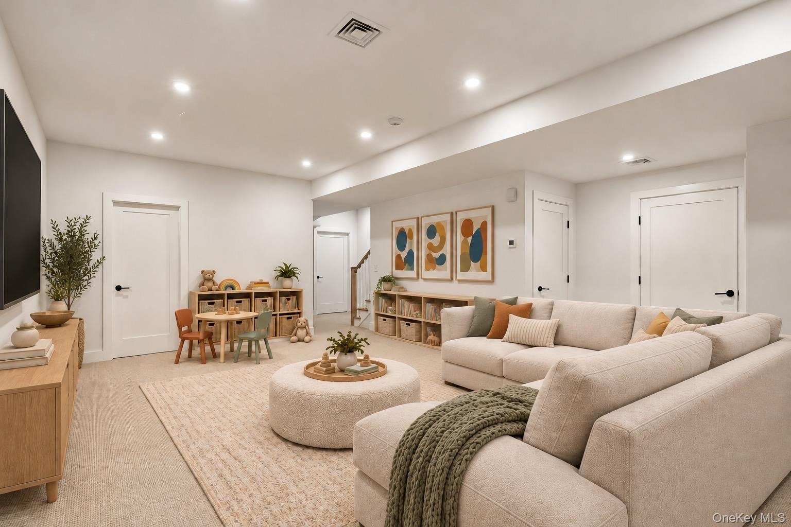 Virtually Staged lower level