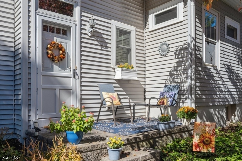 Cozy side porch