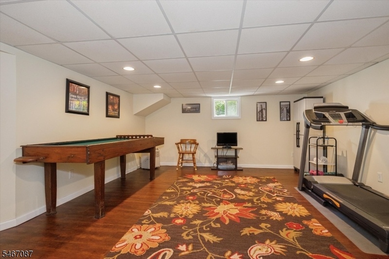 Lower level rec room