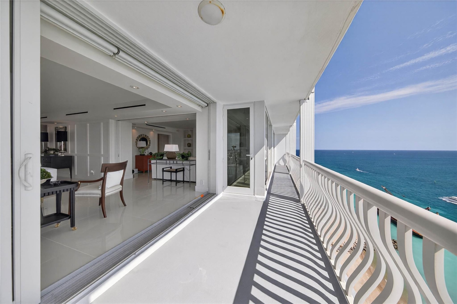 Balcony Area Looking East From Living Room