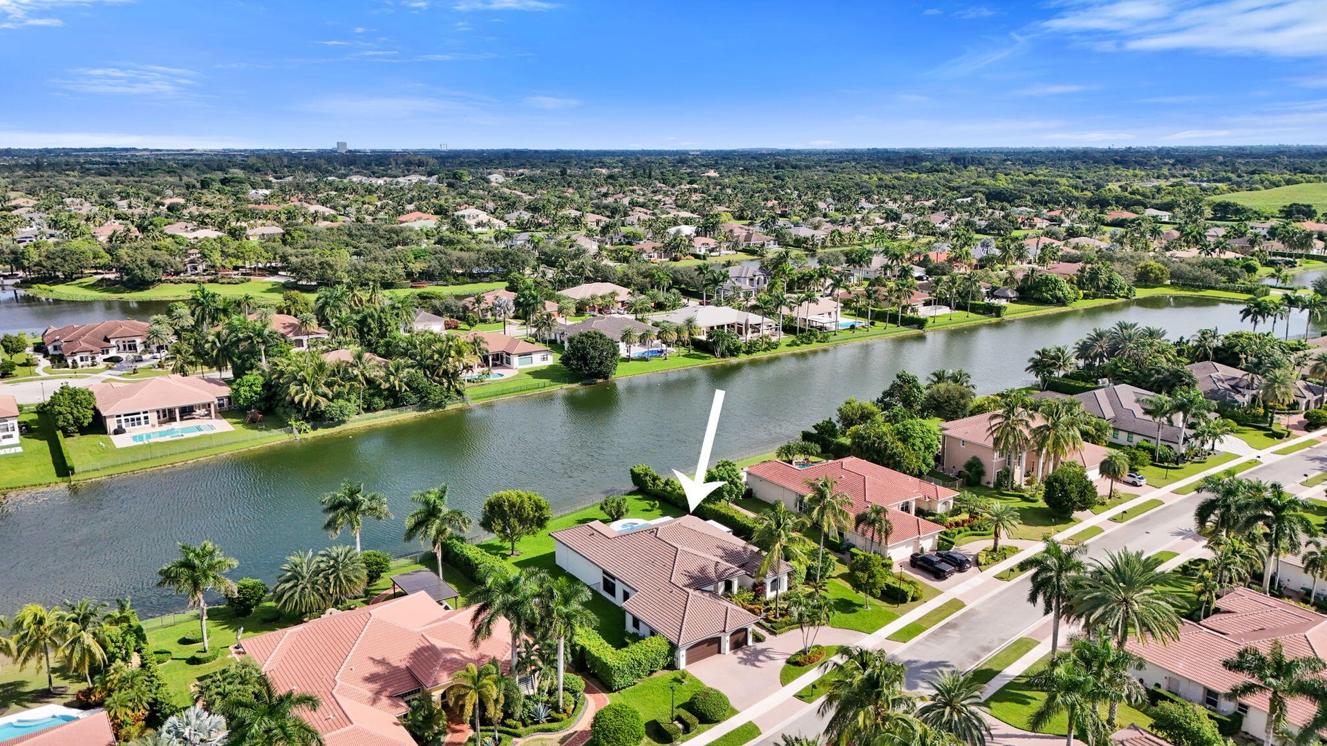 Lakefront pool home on builders acre