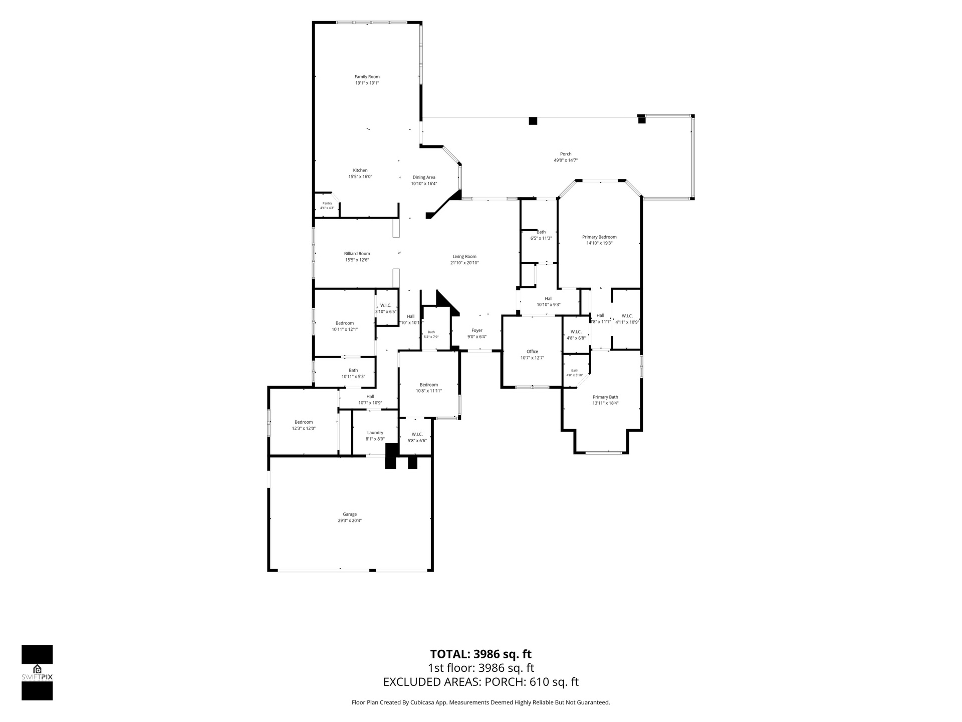 Split floorplan