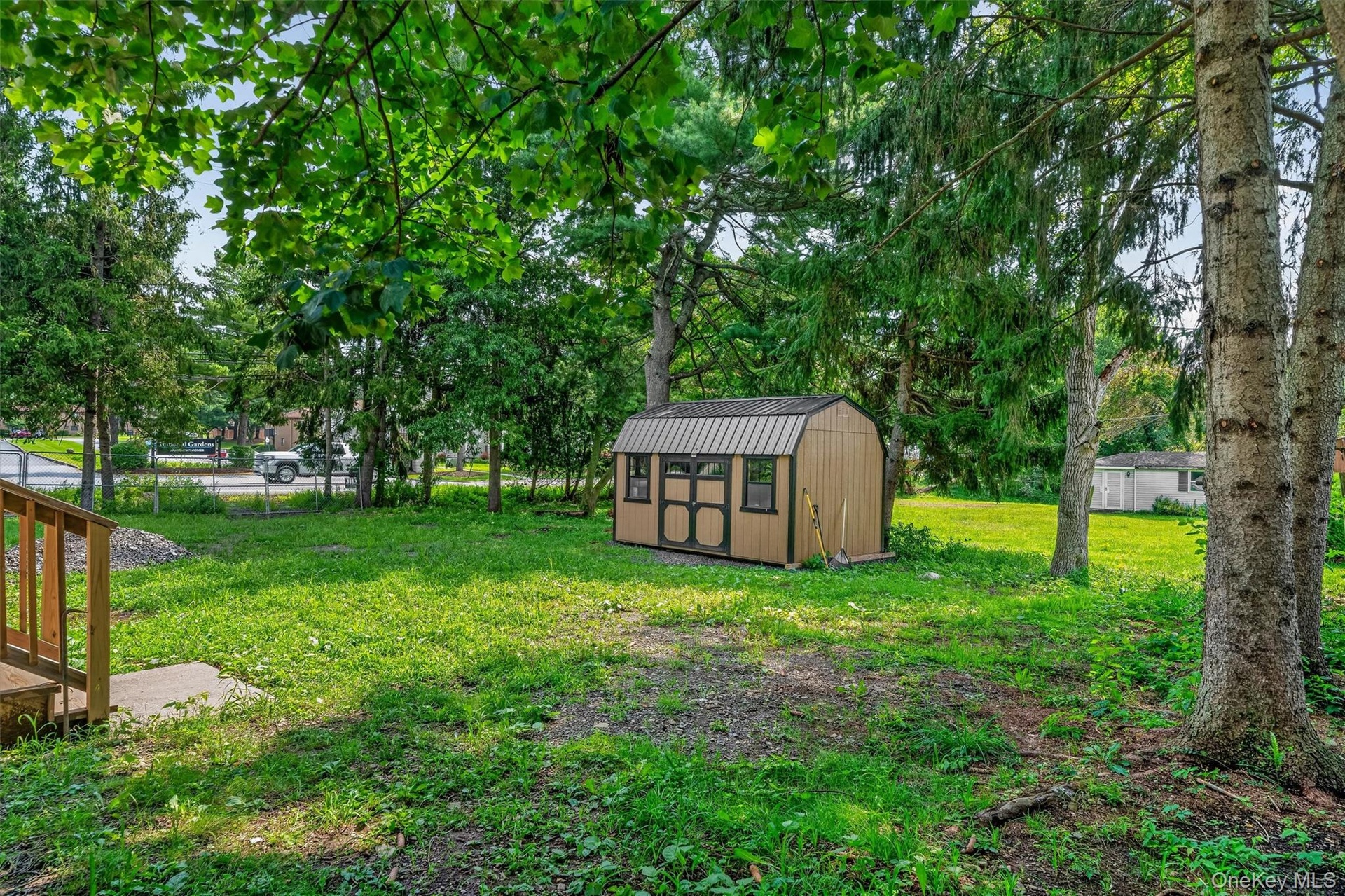 With new shed