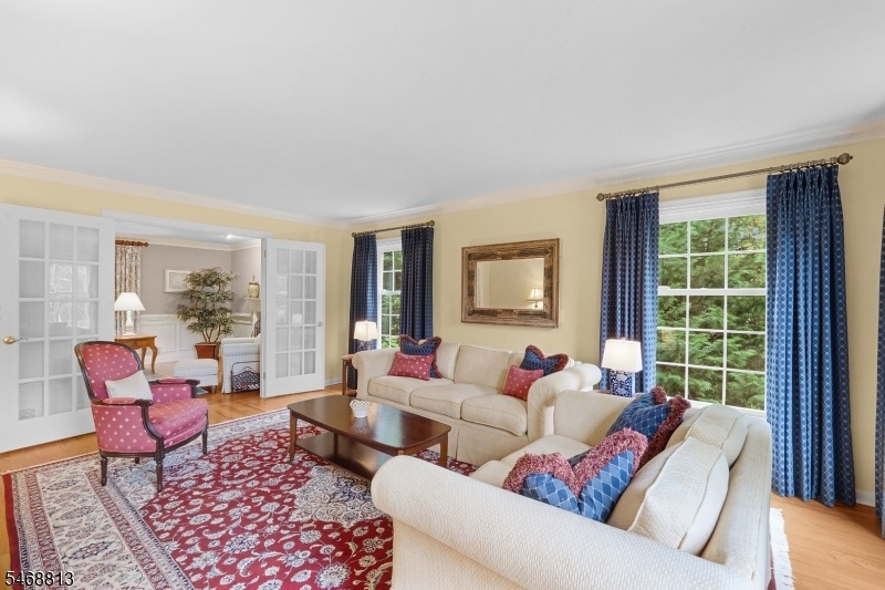 French doors to gathering room