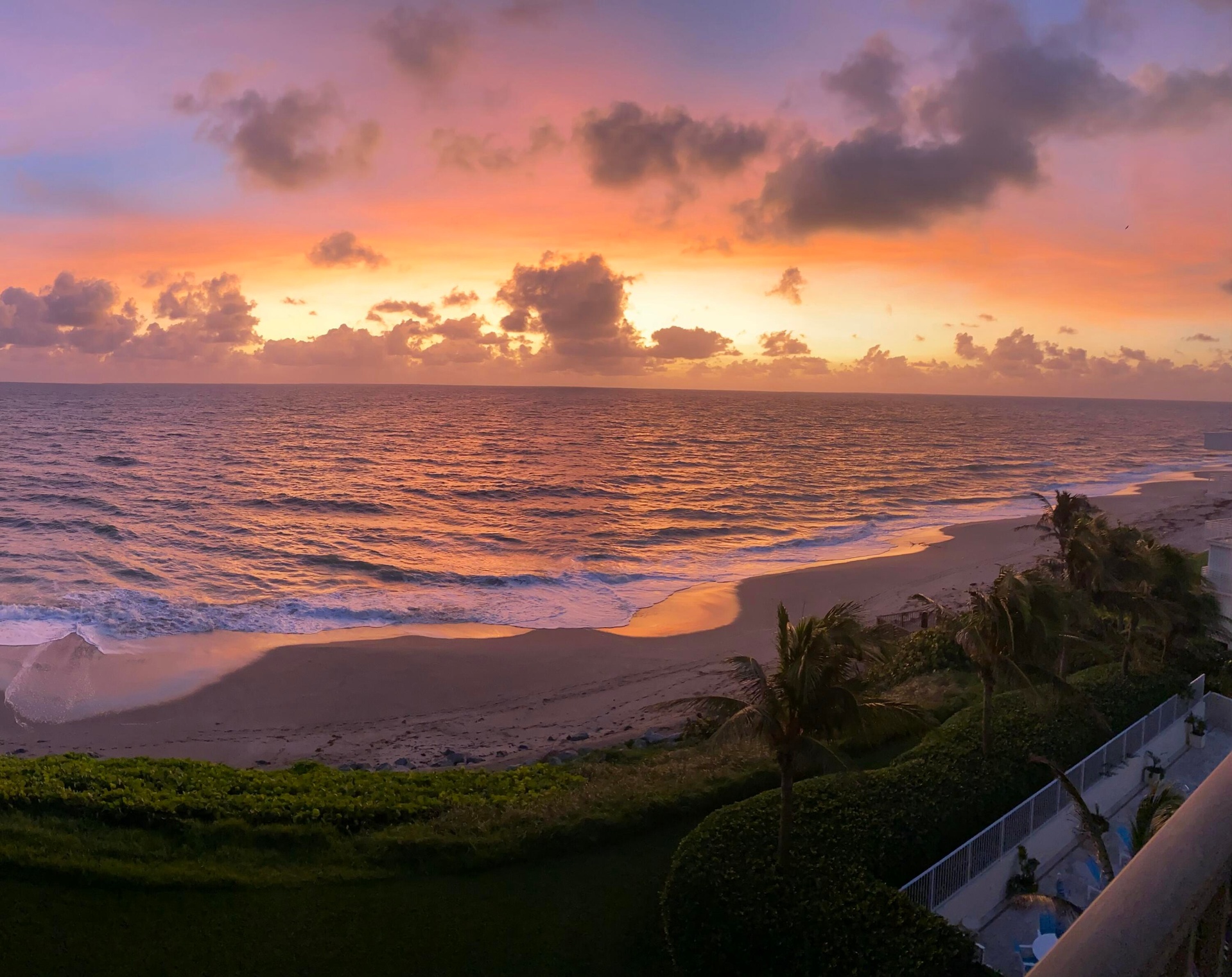 Views from private balcony
