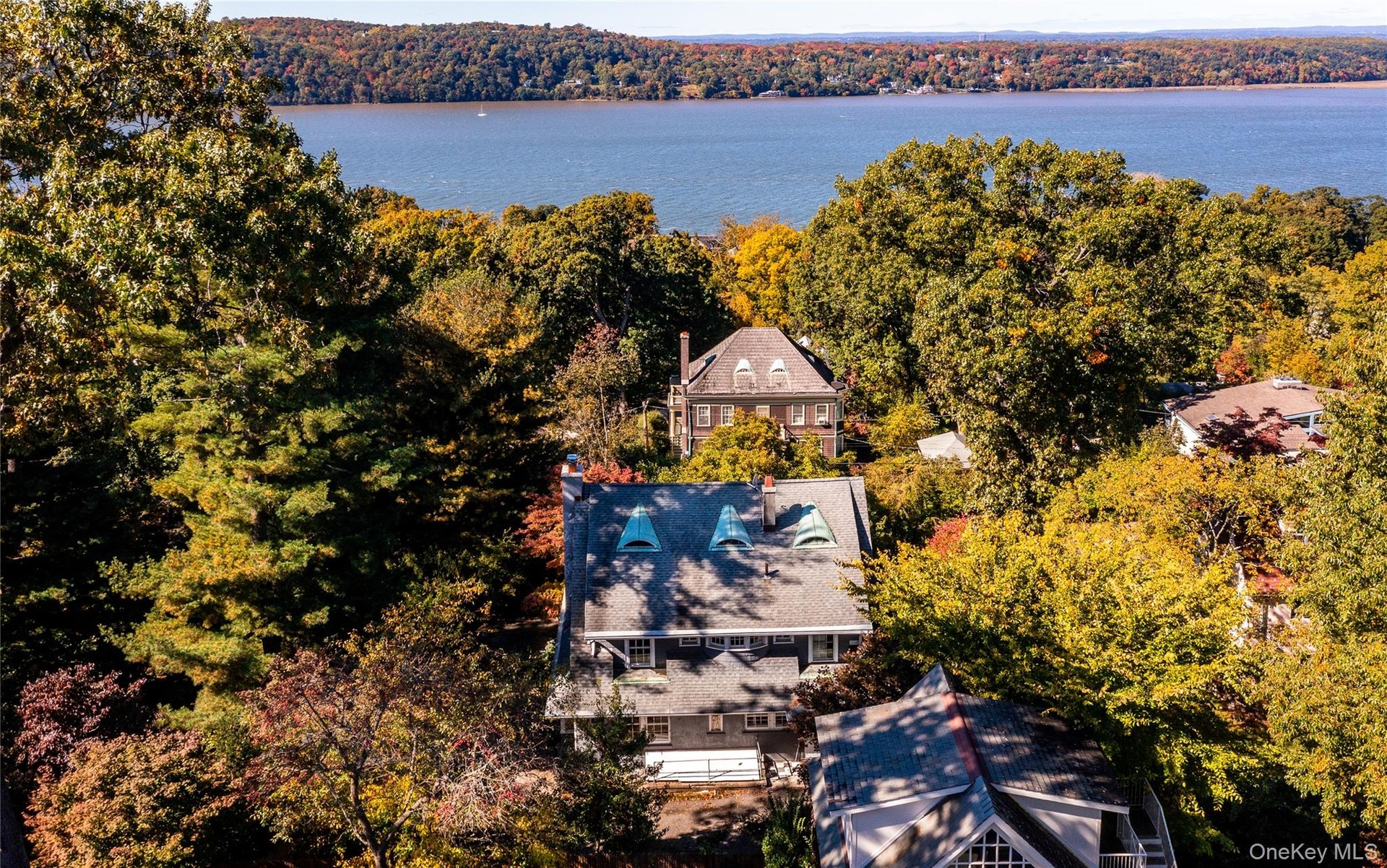 Home is facing West with River Views.