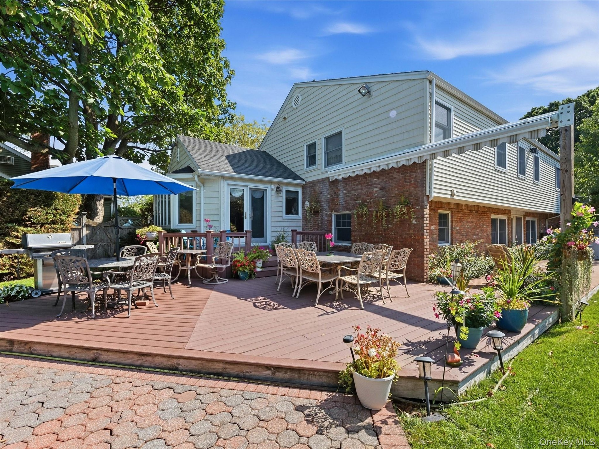 Backyard deck & seating