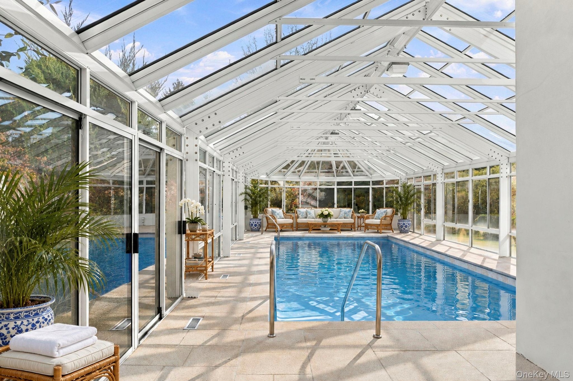 Indoor/Outdoor Heated Conservatory Pool