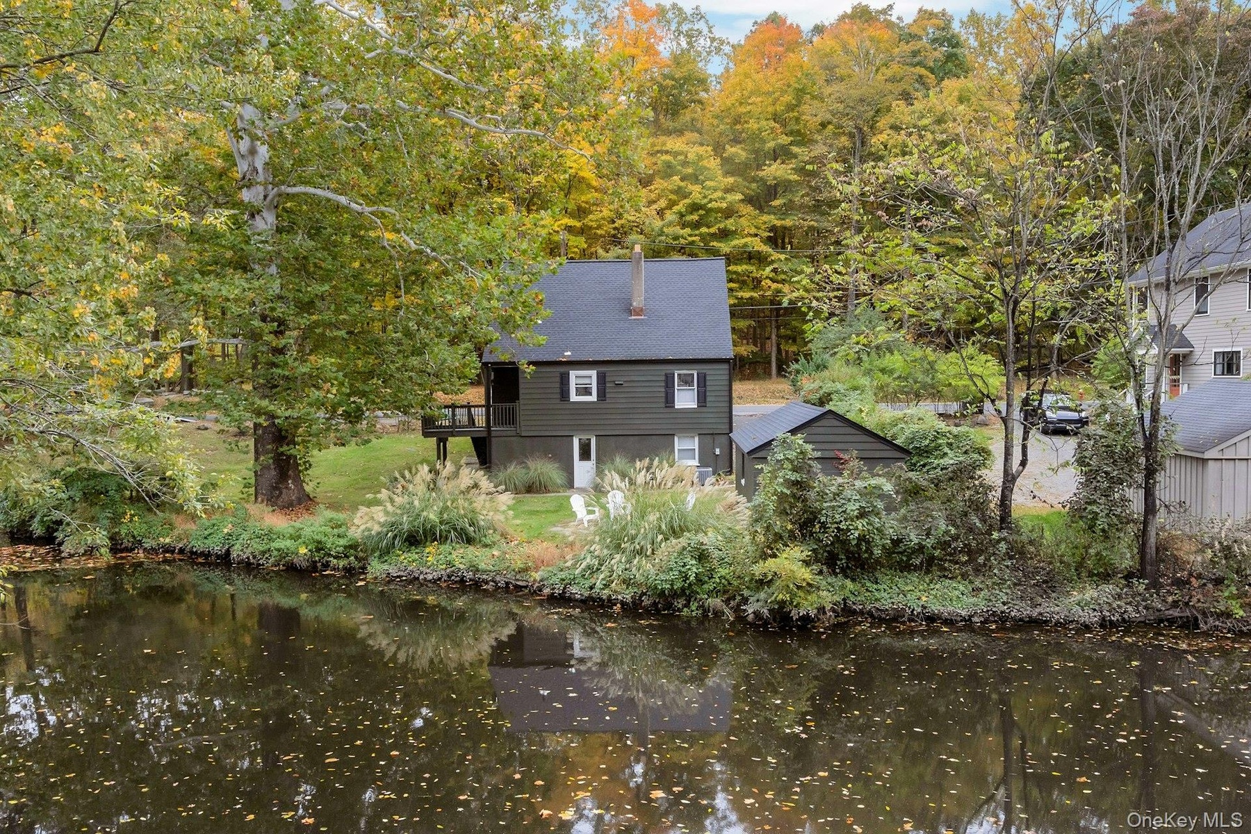 View of rear of home