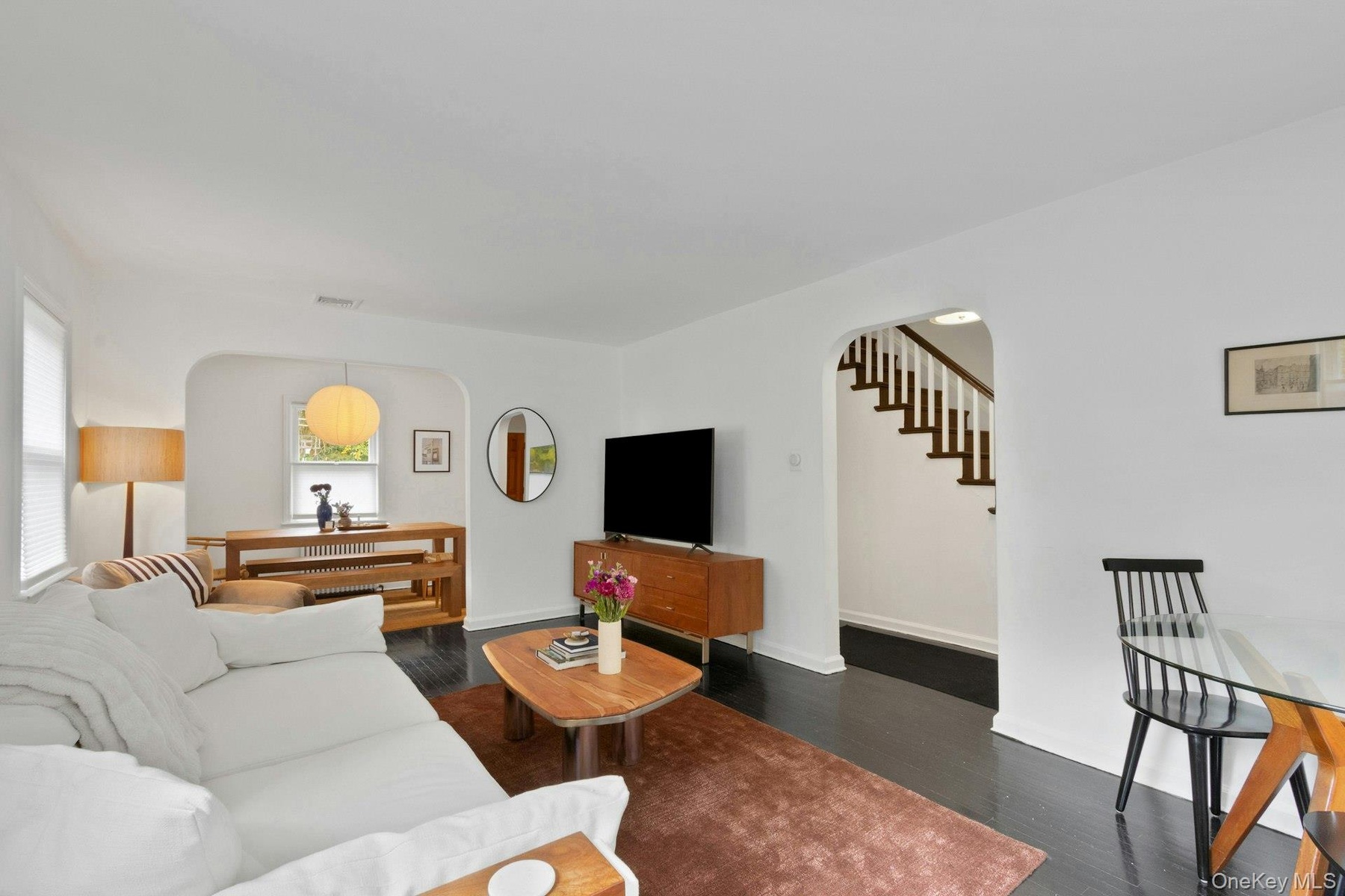 Large open living room