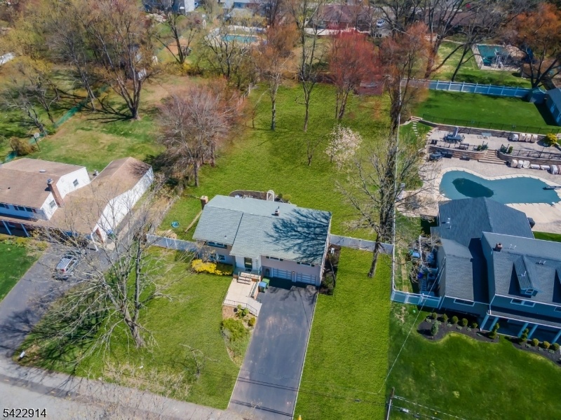 aerial view of entire house