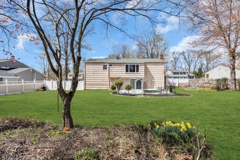 fenced in backyard
