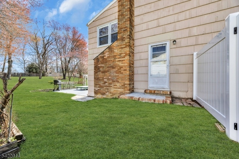 side door to backyard