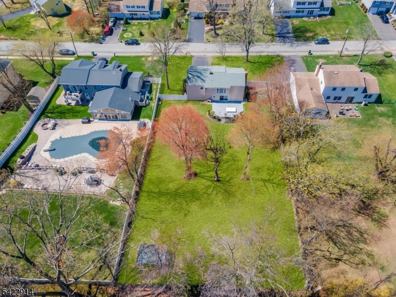 aerial view of neighborhood