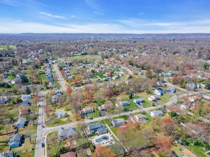 aerial view of neighborhood