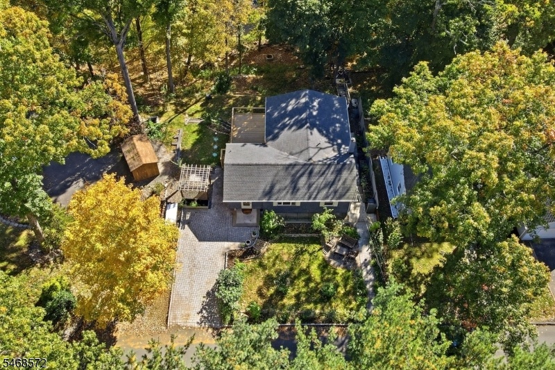 arial house and river