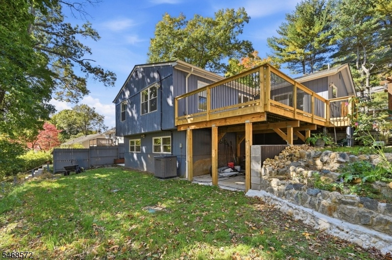 Deck and rear of house