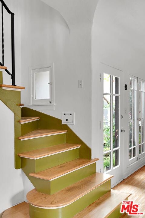 Staircase to second level