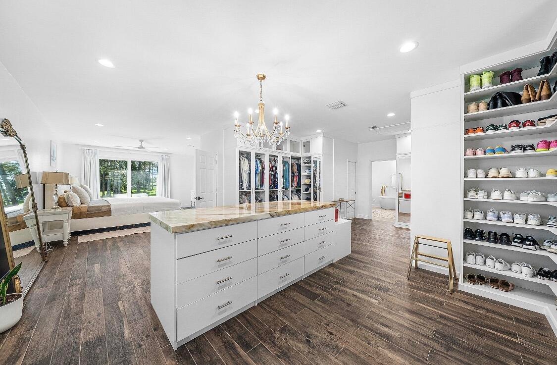 This is a redesigned primary suite, removing two walls, extending the size of this room. I believe this is my favorite feature and it’s astonishing.
