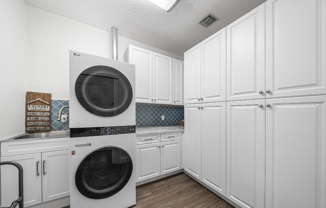 Dual sets of laundry facilities