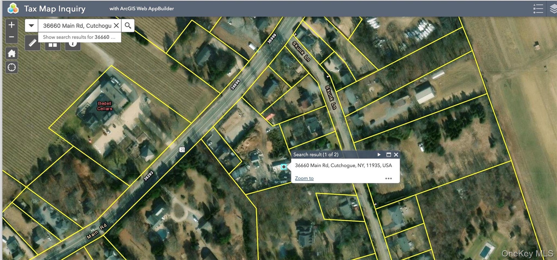 Tax Map view