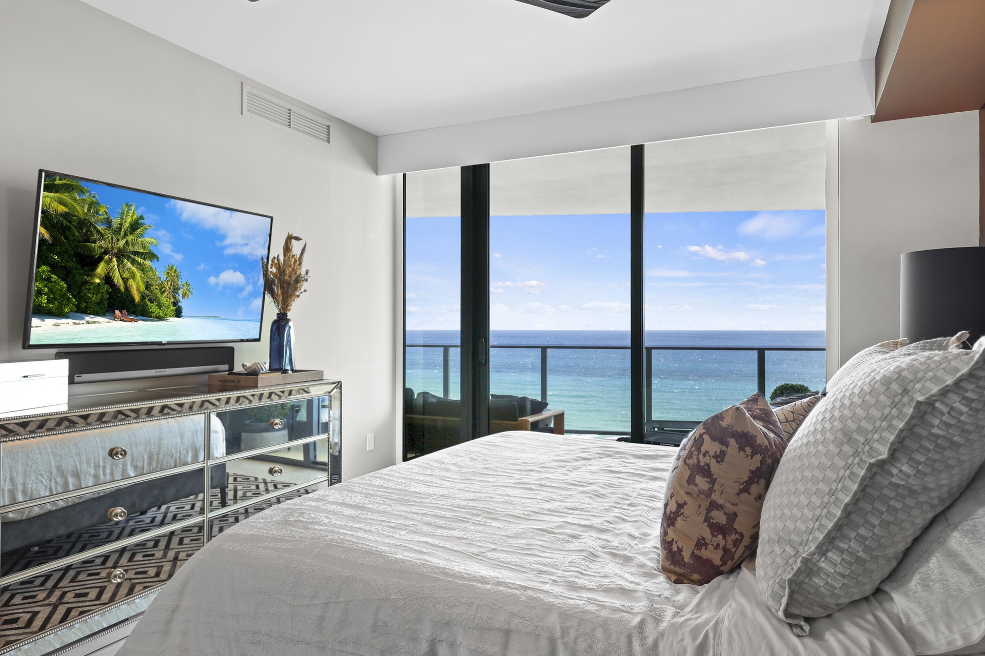 Imagine waking in your own bed to the soothing rhythm of the waves, the morning light dancing across the water and endless Atlantic views unfolding be