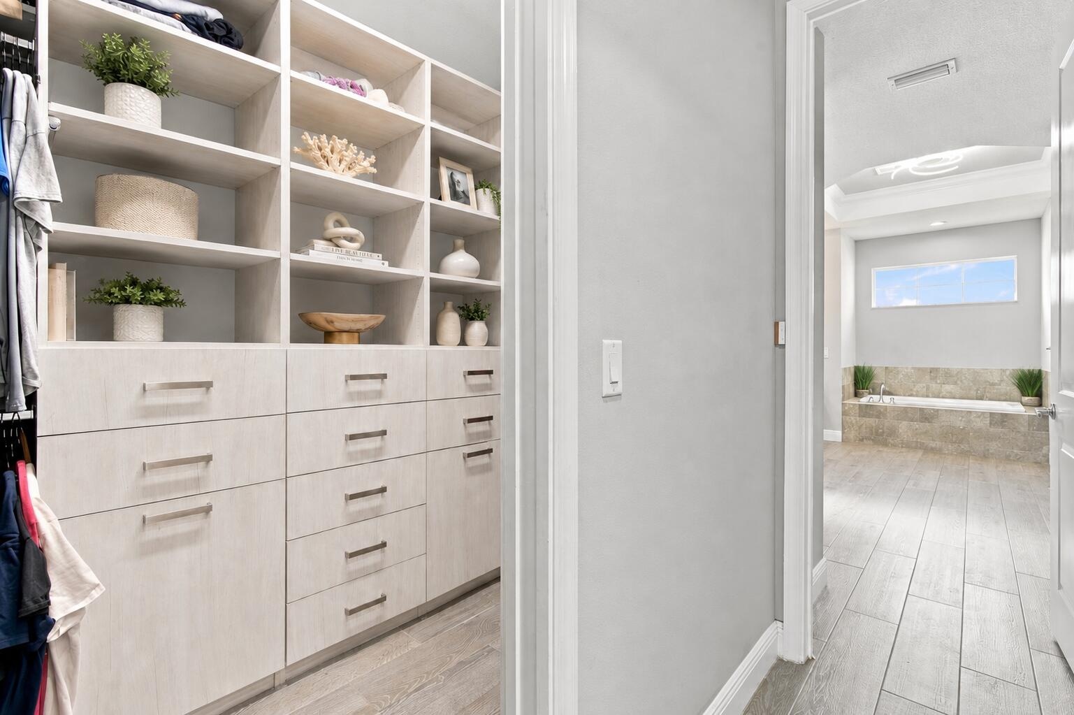 1st walk in closet in primary